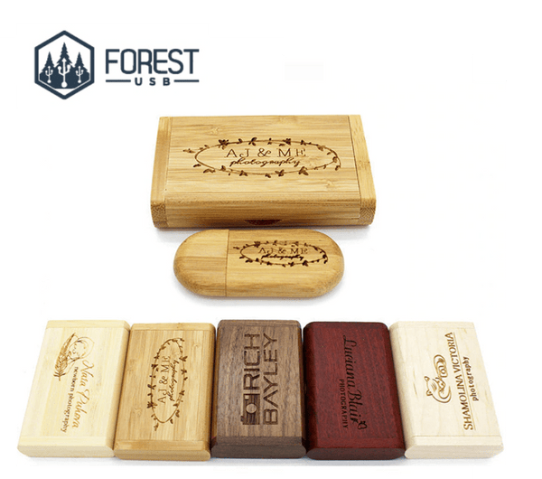 ✓ Liège USB Personnalisable Cadeau ✓ – Forest USB®