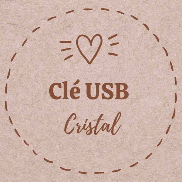 - Clé USB Cristal -