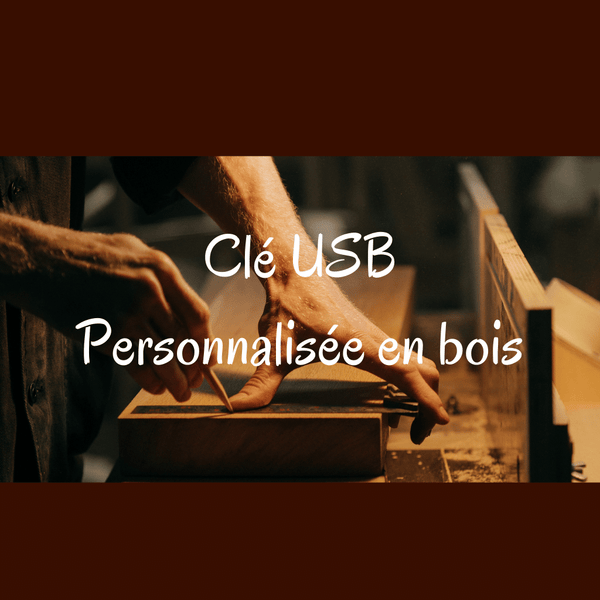 Clé USB Personnalisée en bois