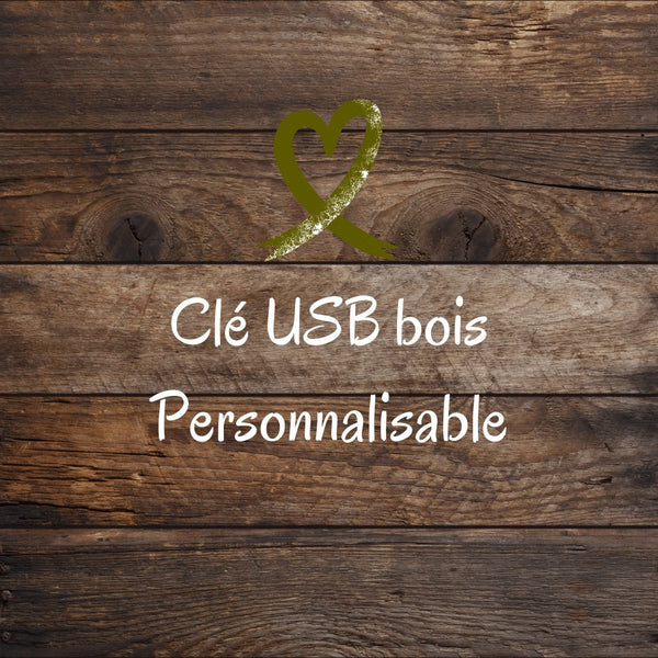 Clé USB Bois Personnalisable