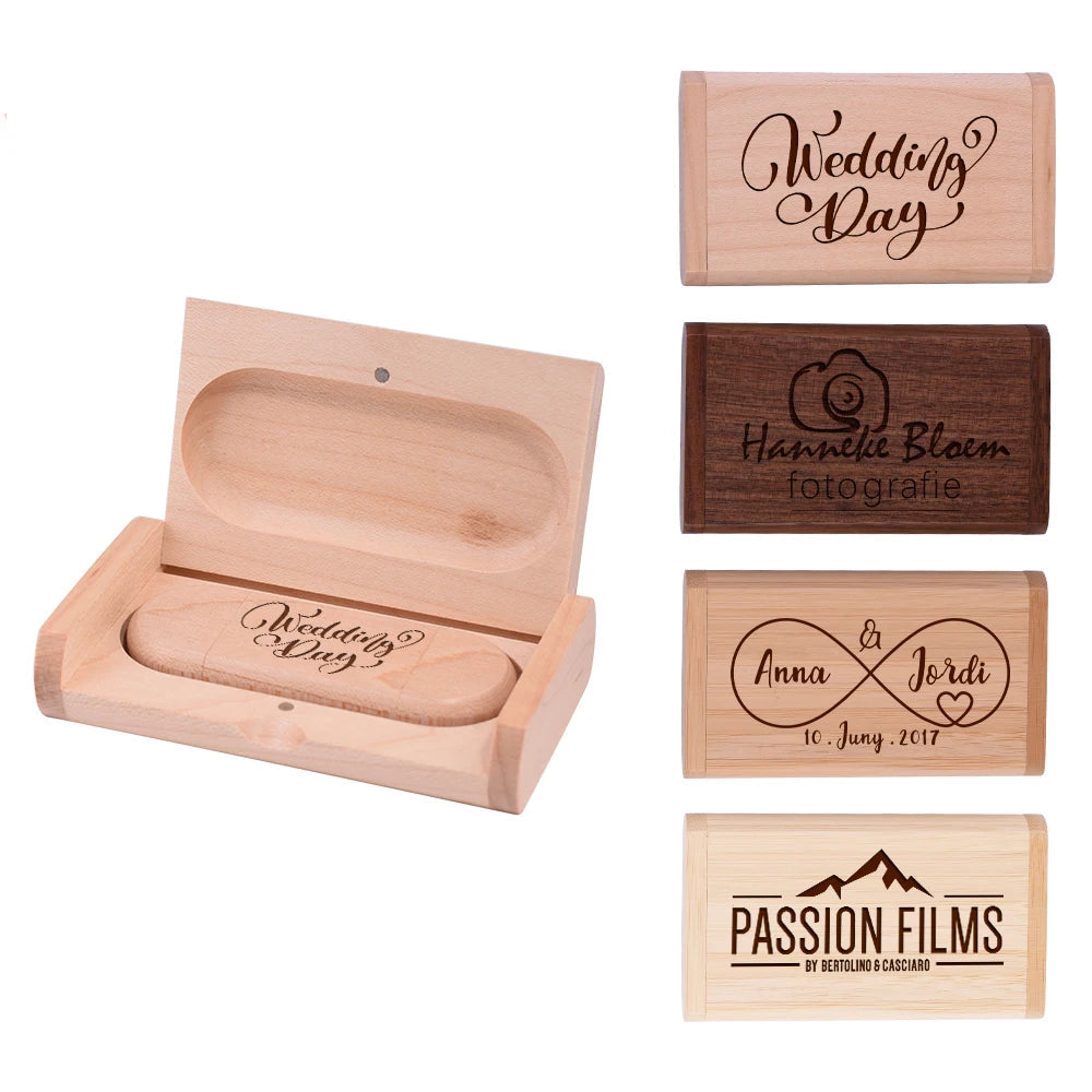 🔑 Clé USB-C 3.0 – Bois Naturel & Haute Vitesse