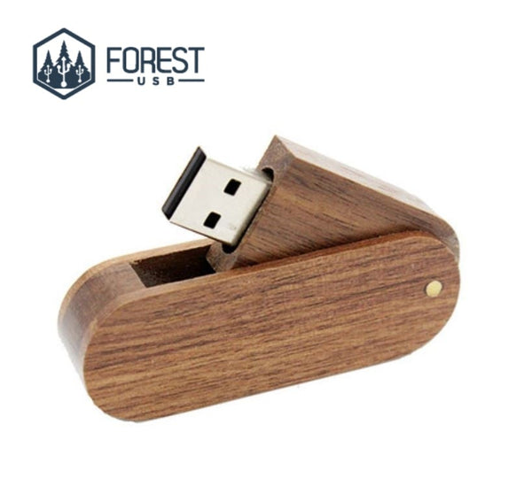 360° USB Noyer - Forest USB®