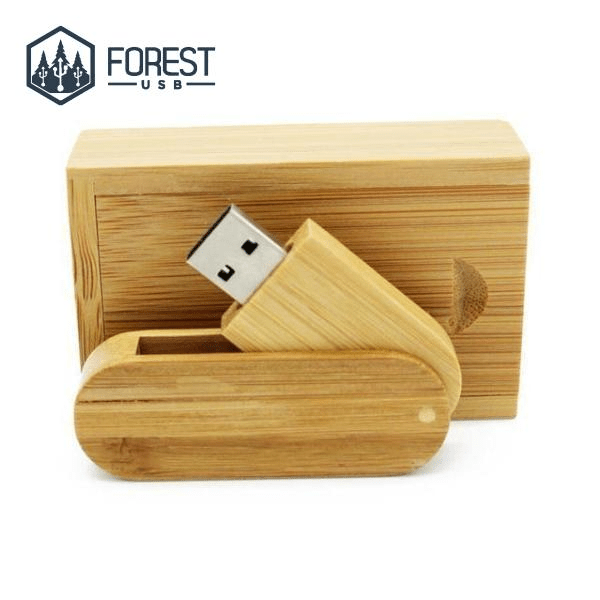 360° USB Teinte Mélèze avec Boite - Forest USB®