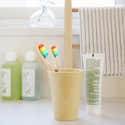 Gobelet à Brosse à Dent En Bambou PARSA Beauty – Design élégant, Rangement Salle De Bain, 7.3x7.3x10.5 Cm - 2