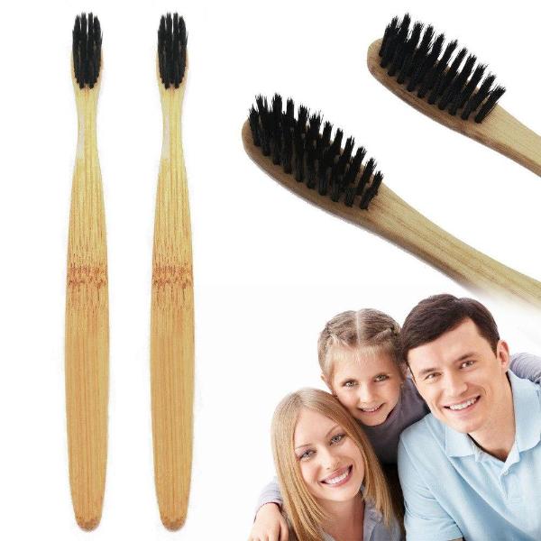 Brosse à Dent Bambou Noir x 3 - Forest USB®