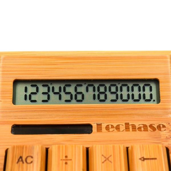 Calculatrice en bois solaire - Forest USB®