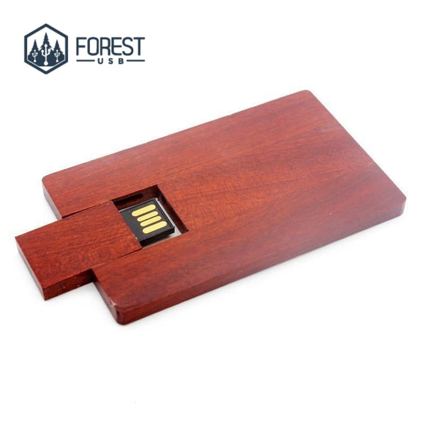 Carte Affaires USB Teinte Acajou - Forest USB®