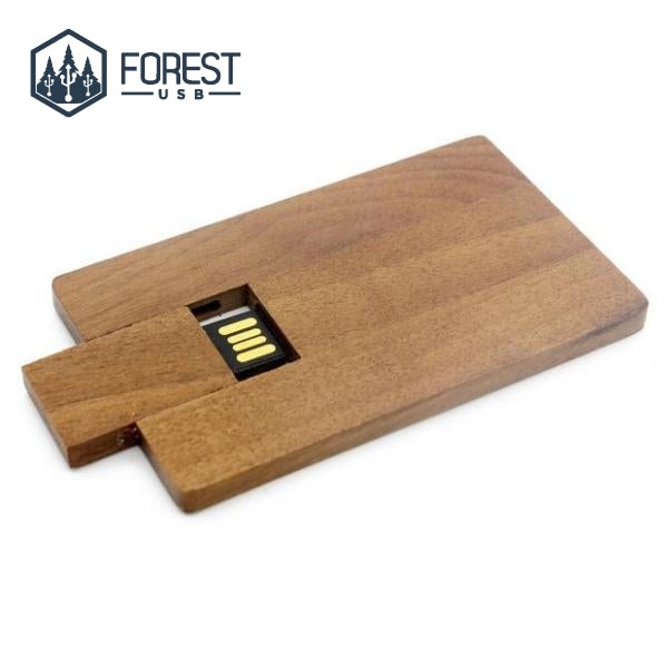 Clé USB Commercial Noyer - Forest USB®