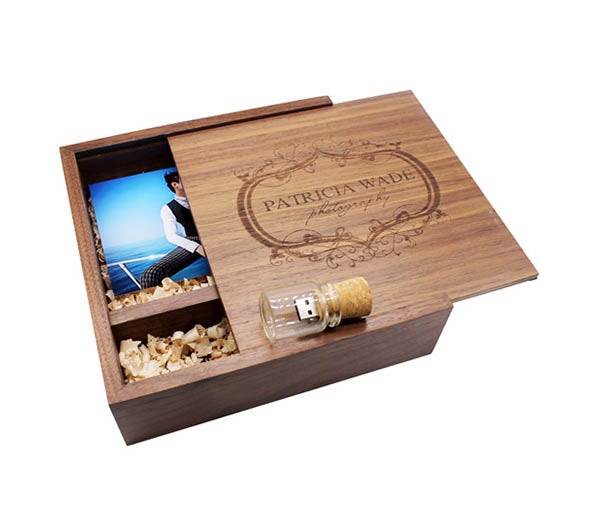 Coffret Mariage Bouchon en Liège USB 3.0 - Forest USB®
