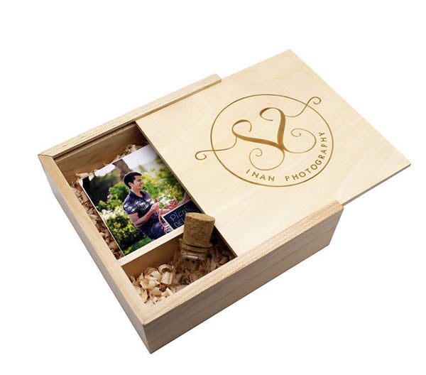 Coffret Mariage Bouchon en Liège USB 3.0 - Forest USB®