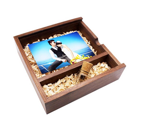 Coffret Mariage Bouchon en Liège USB 3.0 - Forest USB®