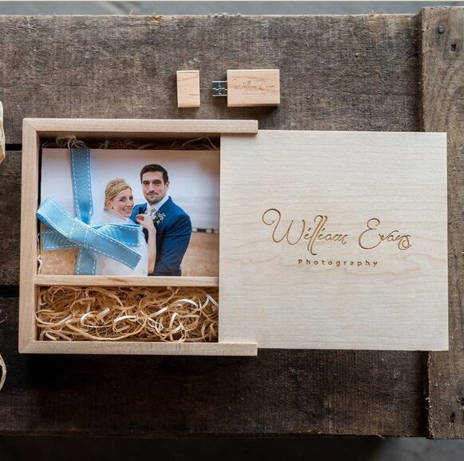 Coffret Mariage Premium USB Érable - Forest USB®