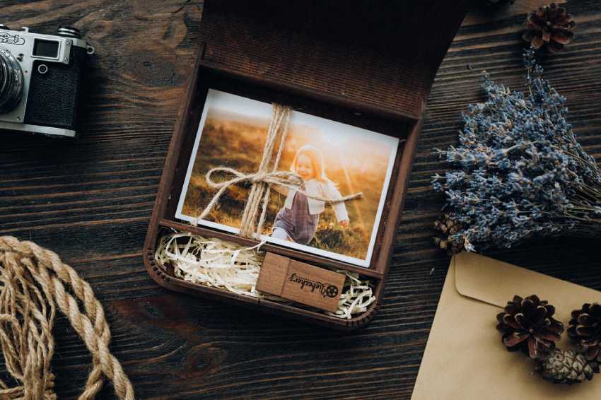 Coffret Mariage Vintage [ Cliquez ici pour Personnaliser ] - Forest USB®