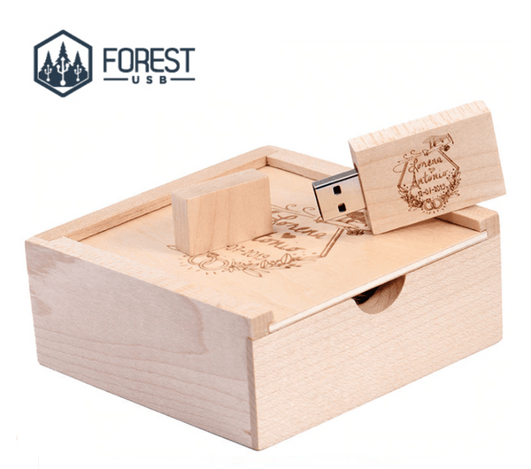 Coffret Medium Mariage x20 - Forest USB®