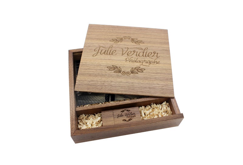 Coffret Premium Mariage x20 Personnalisable - Forest USB®