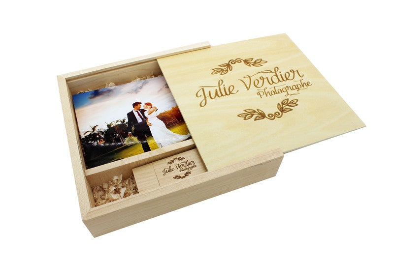 Coffret Premium Mariage x20 Personnalisable - Forest USB®