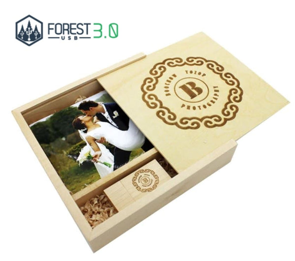 Coffret Premium USB 3.0 Érable - Forest USB®