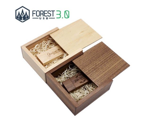 Coffret USB 3.0 Medium Mariage - Forest USB®