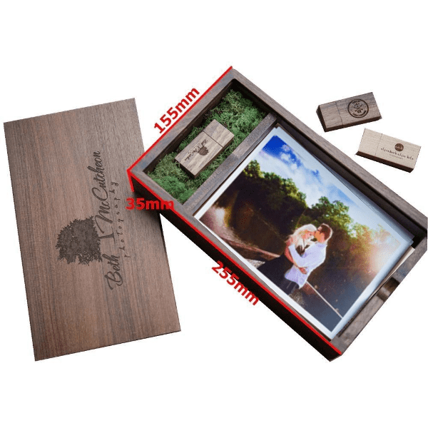 Coffret USB Mariage Large pour photos 13x18 cm
