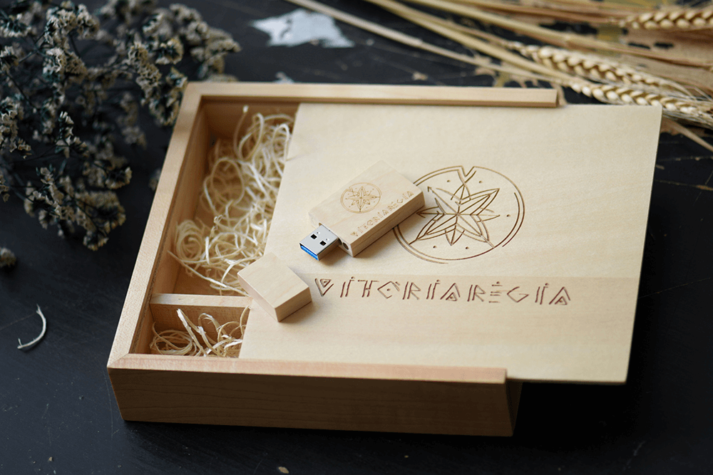 Coffret USB Mariage Sur-Mesure - 205*205mm - Personnalisable