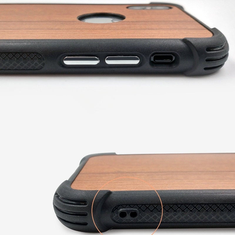 Coque iPhone en bois Fait Main - Forest USB®