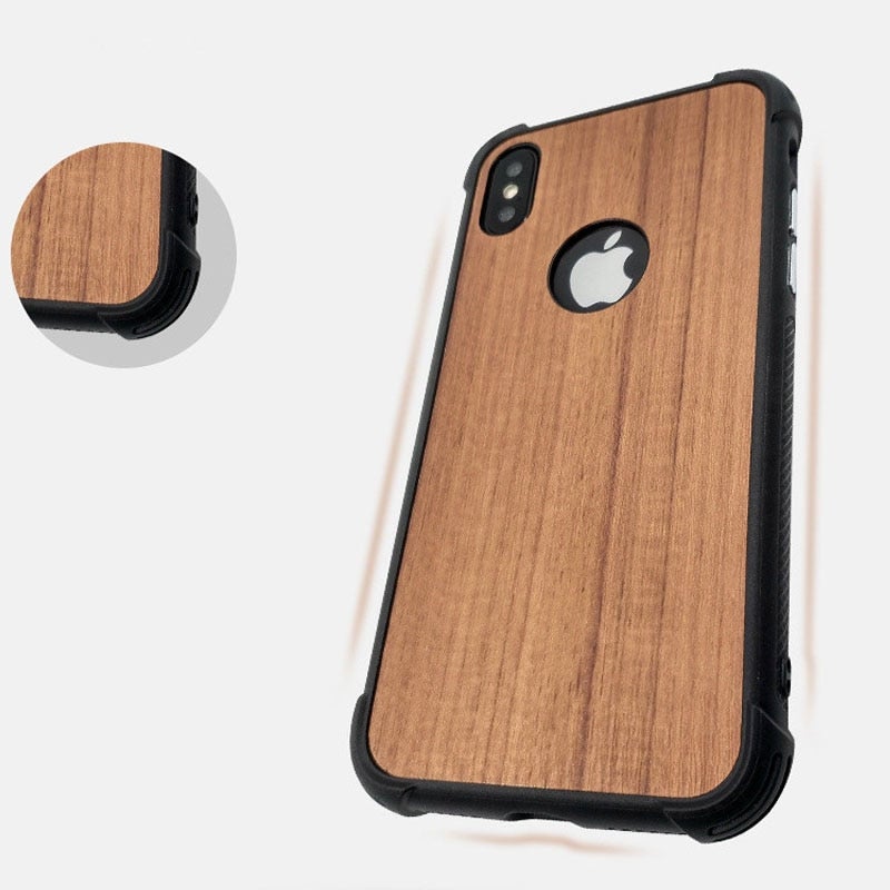 Coque iPhone en bois Fait Main - Forest USB®