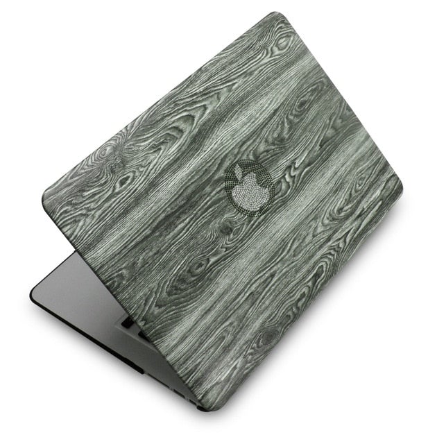 Coque Macbook Style Bois Foncé - Forest USB®