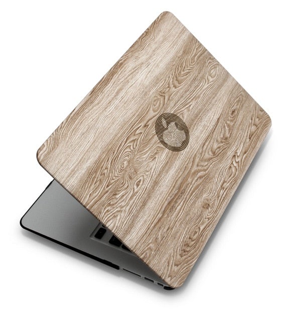 Coque Macbook Style Bois Foncé - Forest USB®
