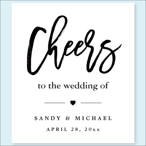 Étiquettes de bouteille de vin personnalisées pack x20 