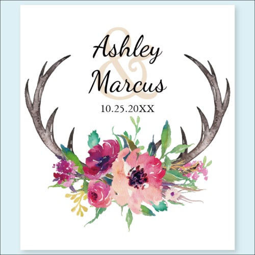 Étiquettes de bouteille de vin personnalisées pack x20 