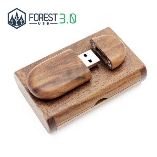 La Forest USB 3.0 Noyer avec Boite - Forest USB®