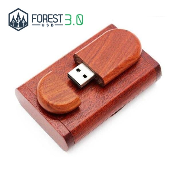 La Forest USB 3.0 Teinte Acajou avec Boite - Forest USB®