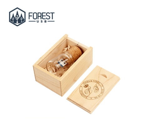 Mini Coffret Bouchon de Liège USB - Forest USB®