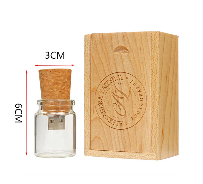 Mini Coffret Bouchon de Liège USB - Forest USB®