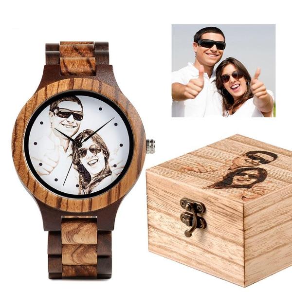 Montre Bambou Personnalisable - Forest USB®