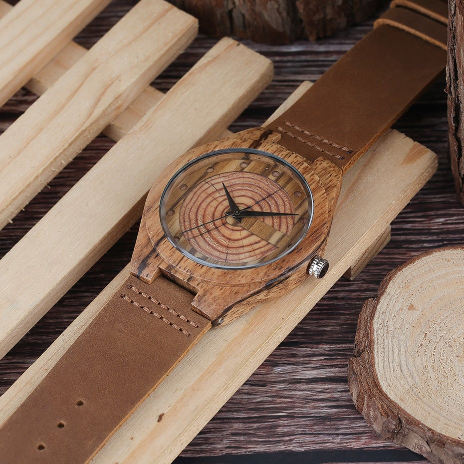 Montre Bois Imprégné - Forest USB®