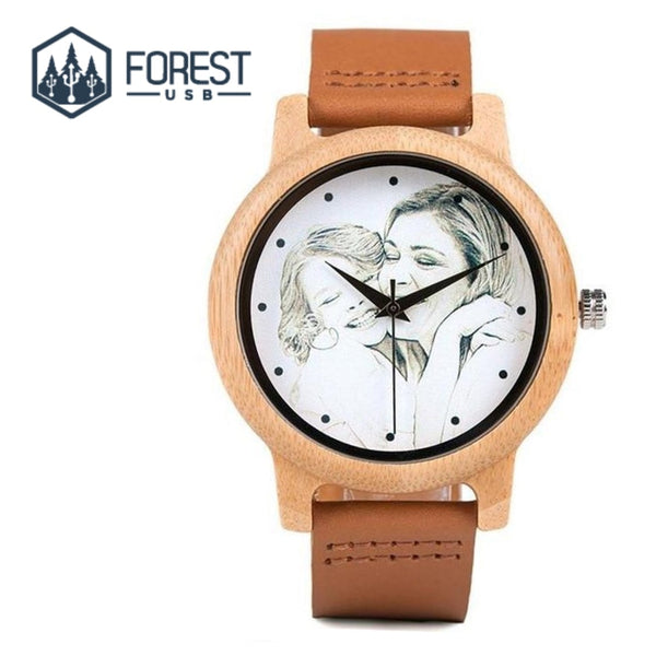 Montre Bois Personnalisable - Forest USB®