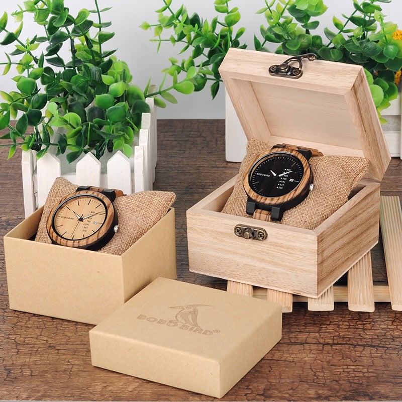 Montre Bois Pro - Forest USB®