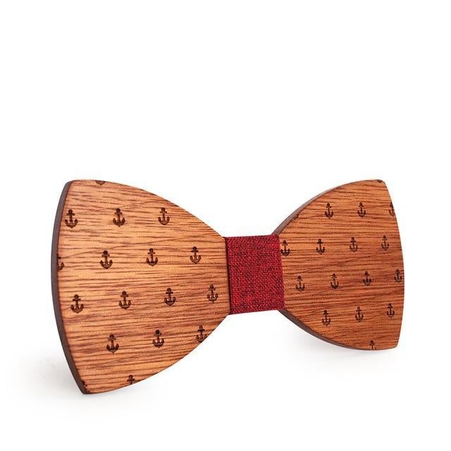 Nœud Bois Motif Ancre - Forest USB®