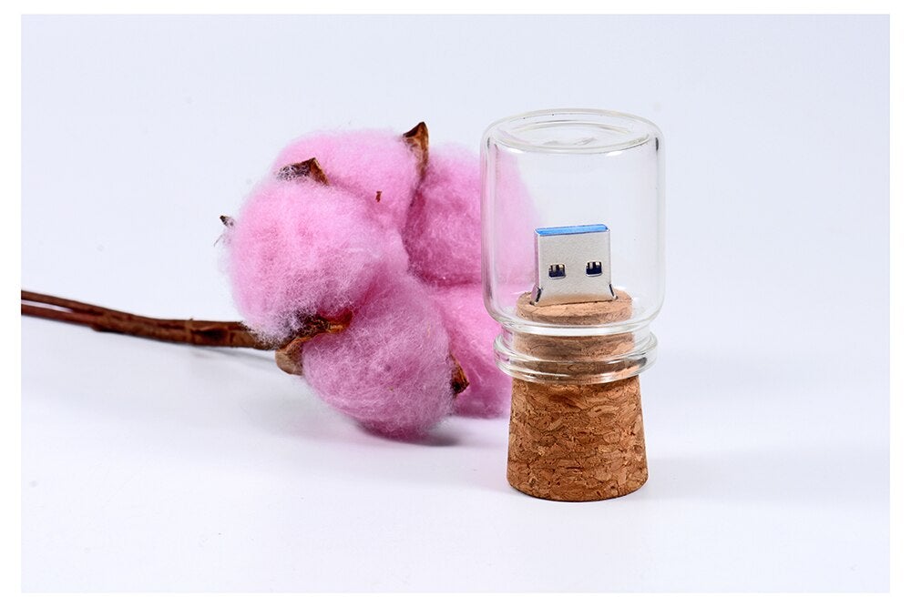 Pack 50 - Coffret Bois avec USB Bouchon en Liège- Grossiste 