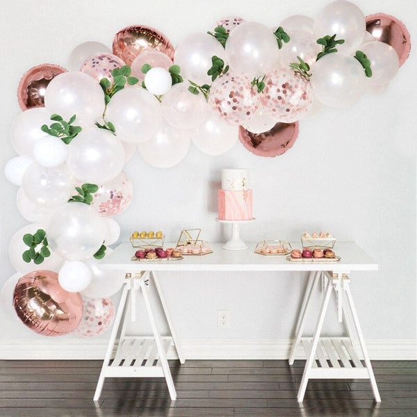Pack pour décoration avec ballon de baudruche guirlande 