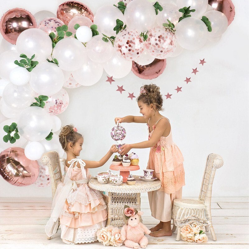 Pack pour décoration avec ballon de baudruche guirlande 