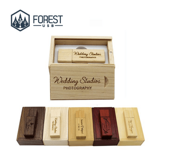 Petit Coffret Pixel USB x20 - Forest USB®