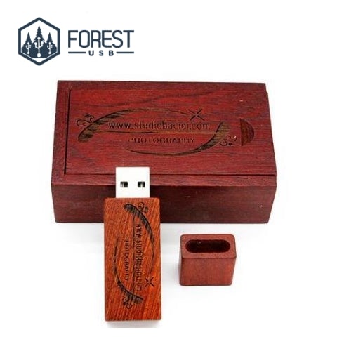 Pixel USB Teinte Acajou - Forest USB®
