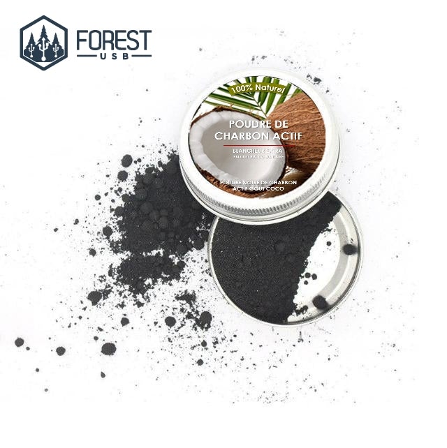 Poudre Charbon Actif 10 g - Forest USB®
