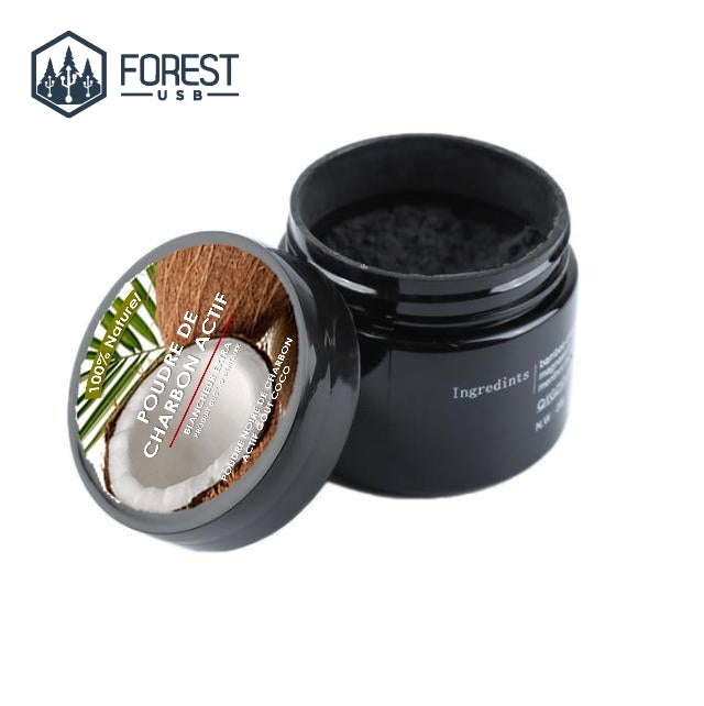 Poudre Charbon Actif 30 g - Forest USB®