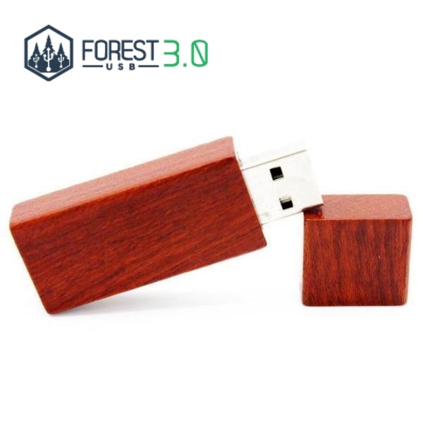 Premium USB 3.0 Teinte Acajou - Forest USB®