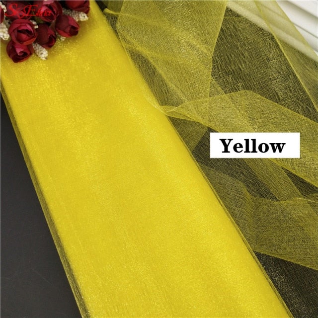 Rideaux en organza pour décoration de mariage accessoires 