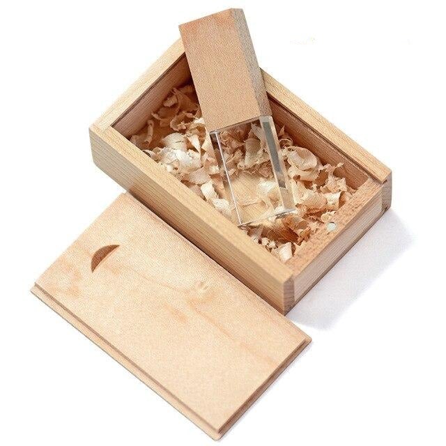 USB  Bois x Verre avec Coffret - Série Limitée - Forest USB®