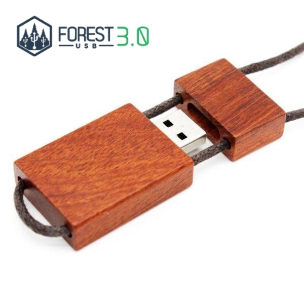 Vintage USB 3.0 Teinte Acajou - Forest USB®